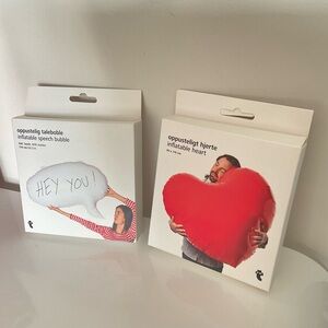 Inflatable Speech Bubble and Inflatable Heart ♥️